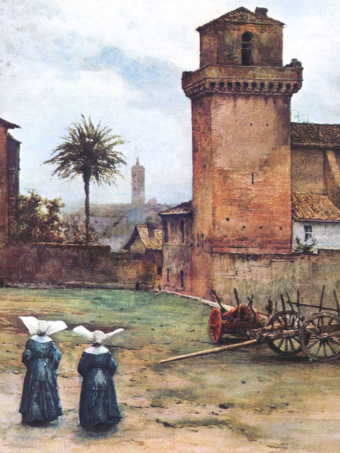 Ettore Roesler Franz,San Pietro in vincoli, San Francesco di Paola (environ 1884-1896)